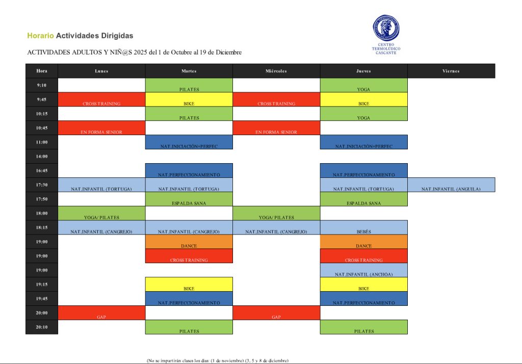 actividades 2025 actividades 2025